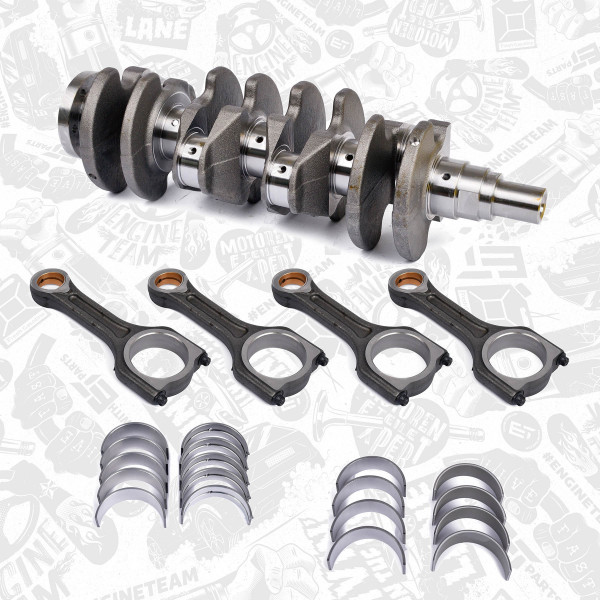 Crankshaft kit - HK0202 ET ENGINETEAM - 0501K6, 0501.K6, 10680