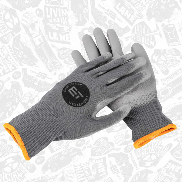 ME0008, Protective Glove, Promotional item, Work gloves, orange stripe, ET ENGINETEAM