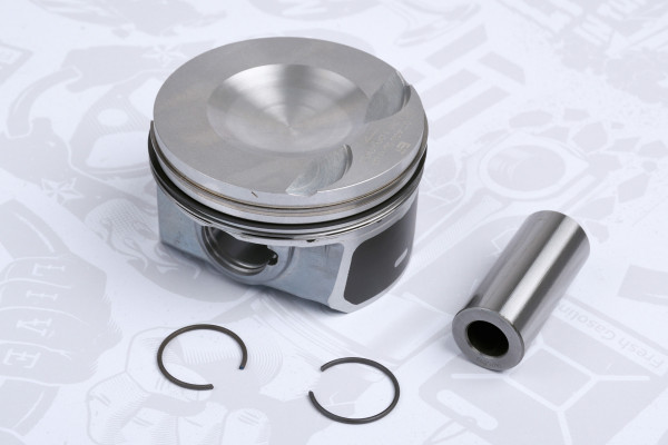 PM006400, Piston with rings and pin, Complete piston with rings and pin, ET ENGINETEAM, Skoda Superb Octavia, VW Golf Tiguan Transporter 2,0TSI CCZA 2009+, 06H107065DM
