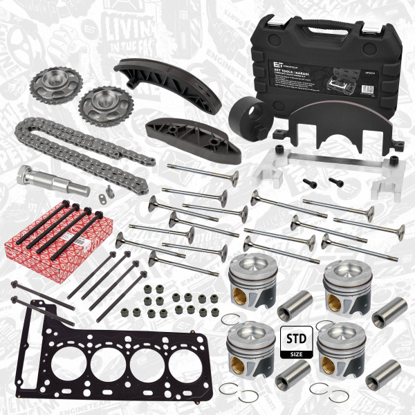 Timing Chain Kit - RS0055VR8 ET ENGINETEAM - 6510520001, A6510520100, 6510520000