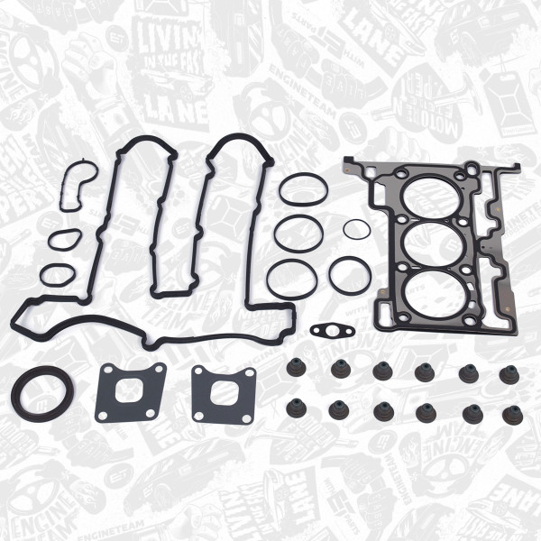 TS0057, Gasket Kit, cylinder head, Cylinder head gasket set, ET ENGINETEAM, Ford B-Max C-Max Fiesta Mondeo Focus Transit Courier Tourneo Connect SFCA M1CA 1,0 EcoBoost 2014+, 1939521, DM5G6051AA, 1771609, CM5G6051GC, 02-43170-01, T8000228, T8003171