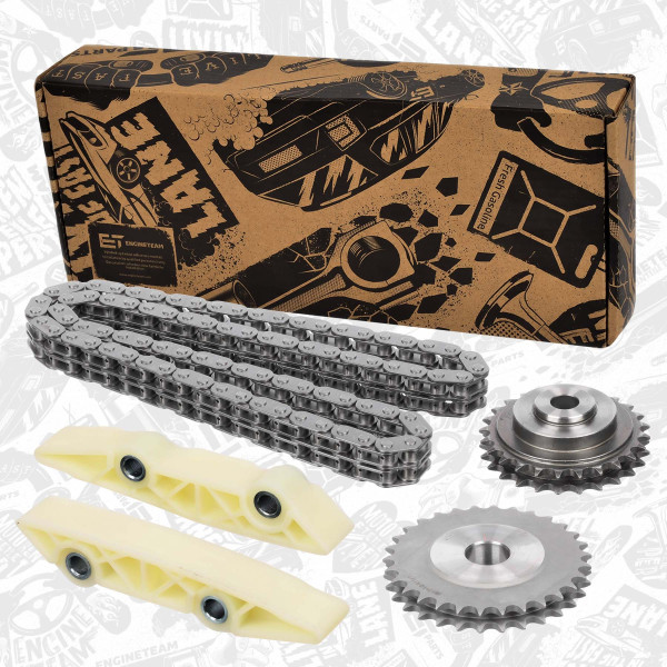 RS0015, Tensioner Guide Set, oil pump drive chain, Timing chain kit, ET ENGINETEAM, Citroen Jumper, Fiat Ducato, Iveco Daily 3,0HDi/D F1CE 2004+, 504084526, 504184526, 504161356, 382980, 382980MEC